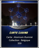 Atomium illuminé